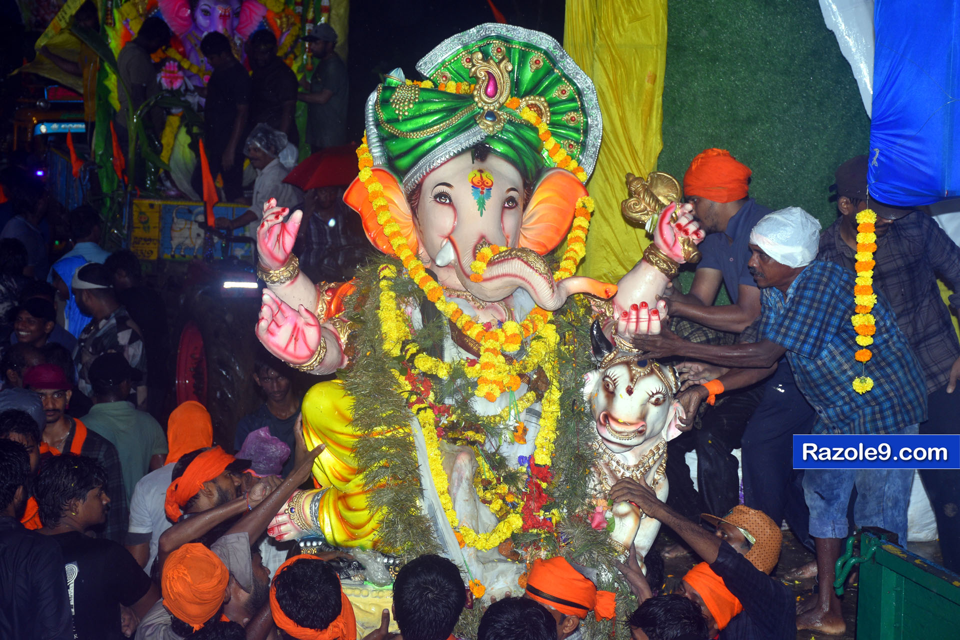 Razole Taluka Ganesh Nimajjanam